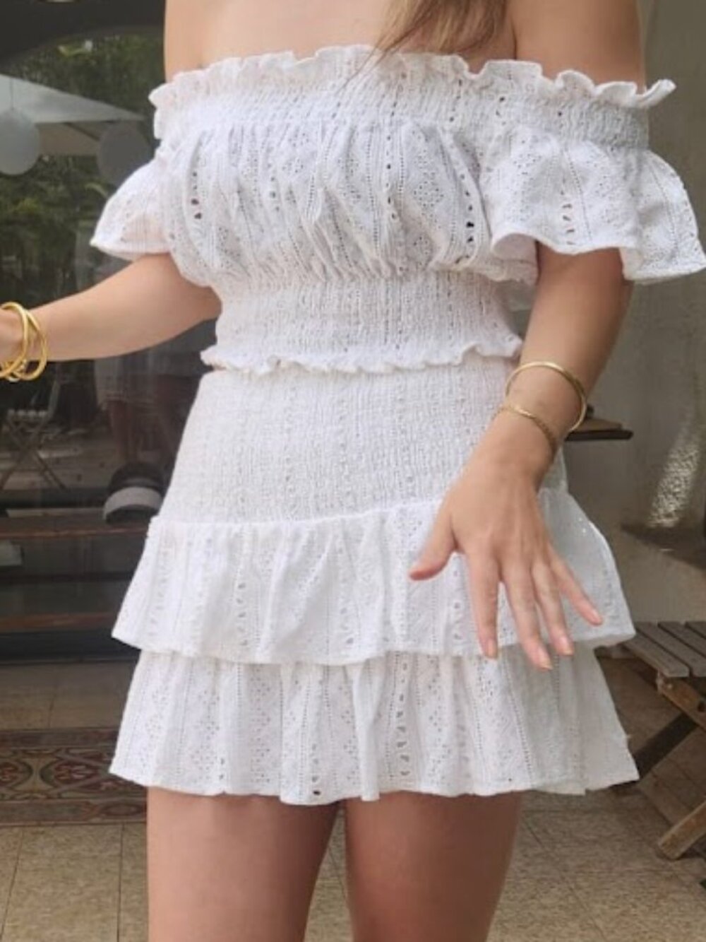 Choosy white 2 piece outfit